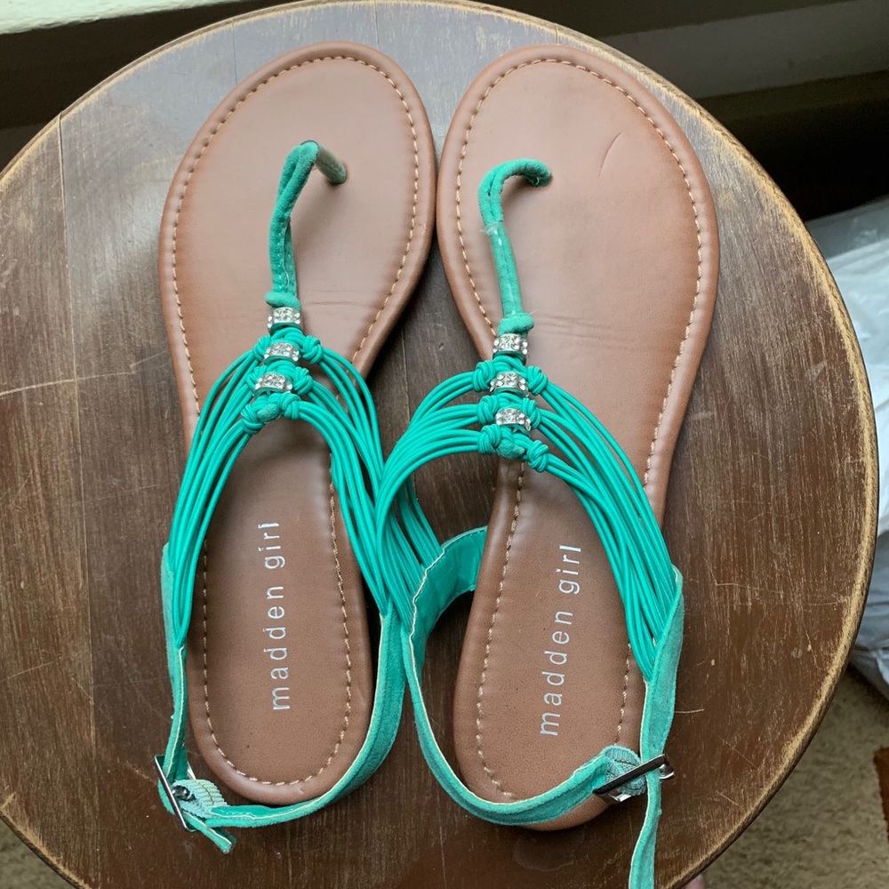 Teal Madden Girl Sandals